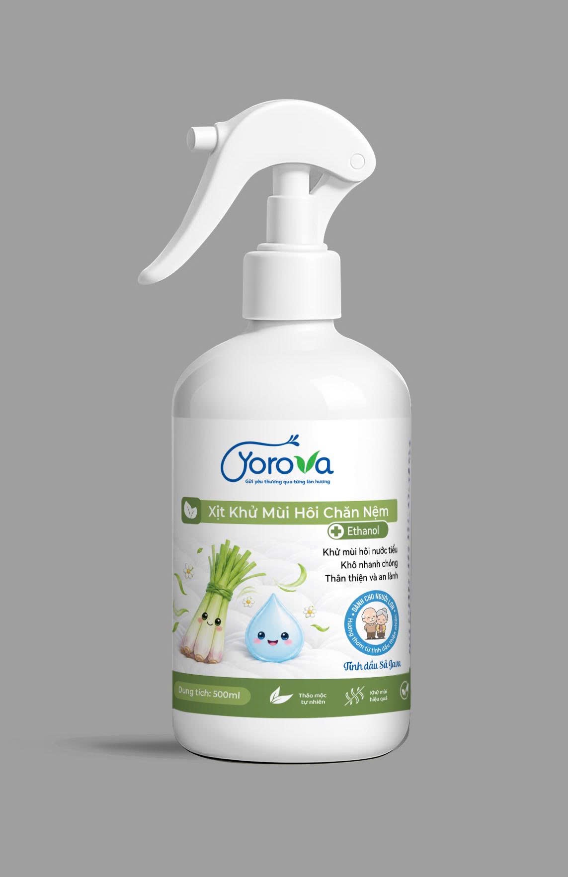 Yorova khử mùi chăn nệm Sả Java